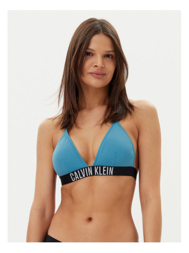 Calvin Klein Swimwear Горнище на бански KW0KW02854 Син