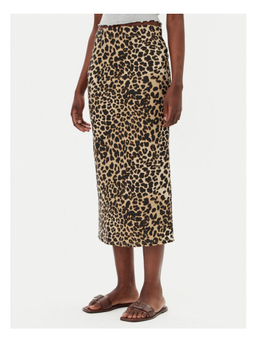 JDY Пола тип молив Ivy 15347463 Кафяв Slim Fit