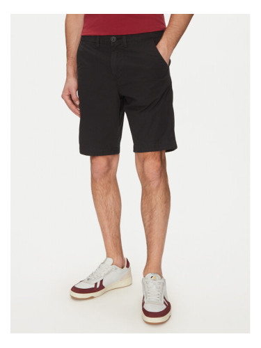 Napapijri Шорти от плат Nakuru 6 NP0A4HRV Черен Regular Fit