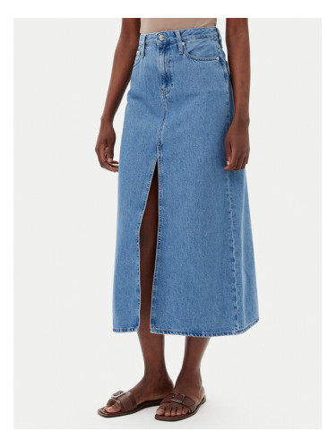 Calvin Klein Jeans Дънкова пола J20J225192 Син Regular Fit