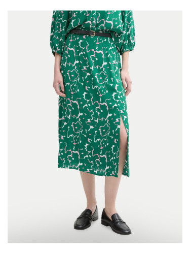 Tom Tailor Denim Миди пола 1045505 Зелен Regular Fit