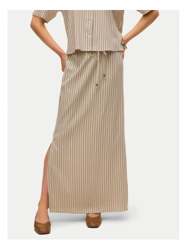 Vero Moda Макси пола Mymilo 10321622 Бежов Regular Fit