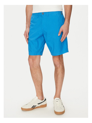 Napapijri Шорти от плат Nakuru 6 NP0A4HRV Син Regular Fit