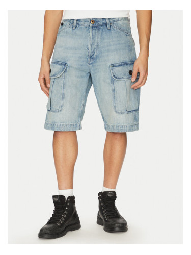 G-Star Raw Дънкови шорти Bend 3D Cargo D26528-D788 H119 Светлосиньо Relaxed Fit