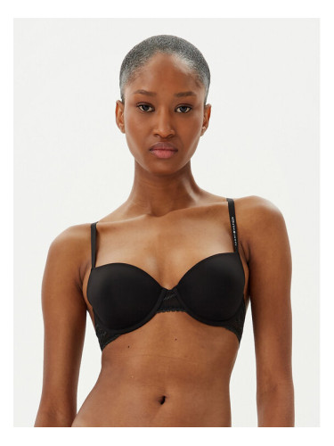 Tommy Hilfiger Сутиен балконет UW0UW02420 Черен