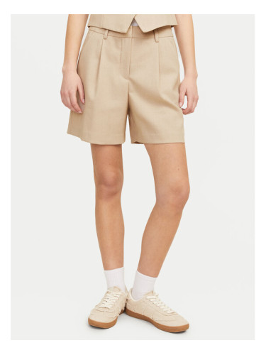 JJXX Шорти от плат Ellis 12268838 Бежов Wide Leg