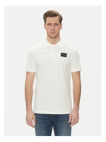 Richmond X Тениска с яка и копчета UMP25170PO Бял Regular Fit