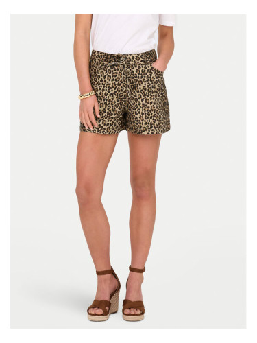 ONLY Шорти от плат Naomi 15347131 Кафяв Regular Fit