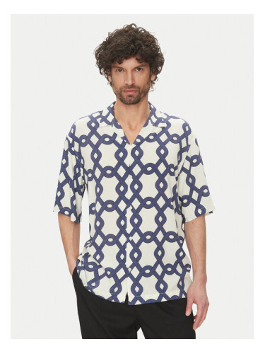 Selected Homme Риза 16088360 Тъмносин Relaxed Fit