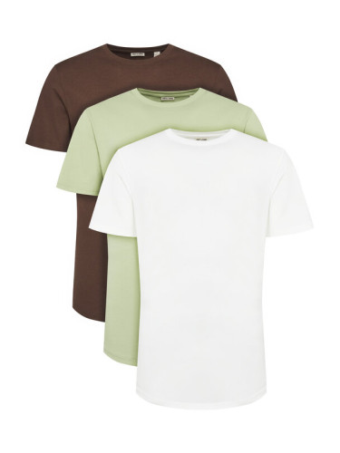 Only & Sons Комплект 3 тишърти Jeff 22034548 Зелен Regular Fit