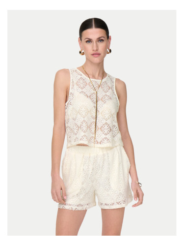 JDY топ Eva 15351499 Бял Regular Fit