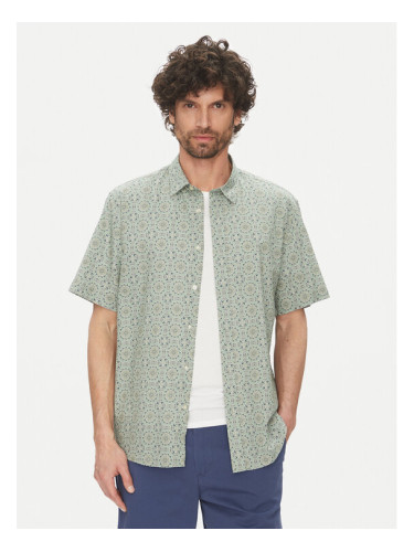 Selected Homme Риза New Linen 16079053 Зелен Regular Fit