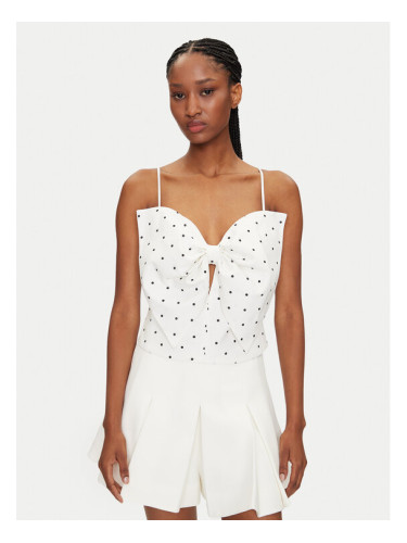 Bardot топ Vieda 59755TB Бял Regular Fit