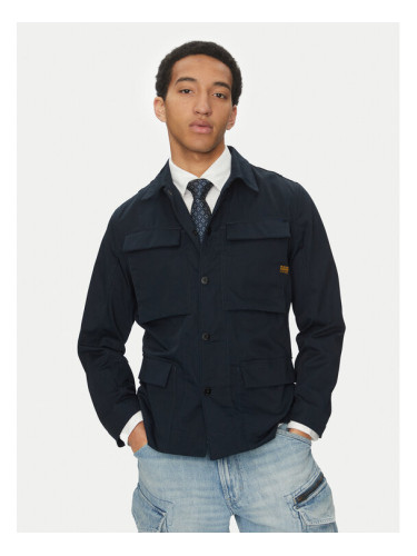 G-Star Raw Преходно яке 4 Pkt Overshirt D26429-D967 C742 Тъмносин Slim Fit