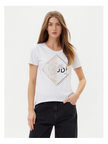 Gaudi Тишърт 511BD64039 Бял Regular Fit