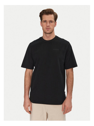 Resteröds Тишърт Tas 20251 2030 Черен Regular Fit