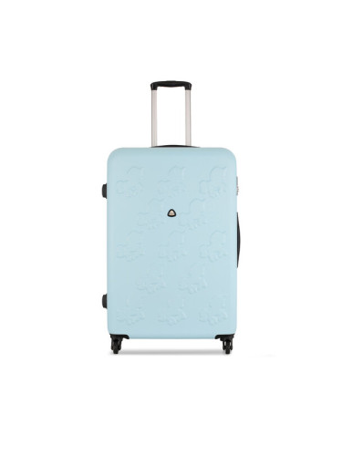 Semi Line Голям куфар T5919-3 Светлосиньо