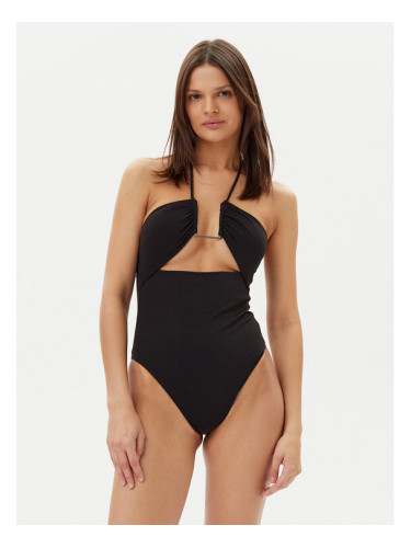 Calvin Klein Swimwear Бански костюм KW0KW02813 Черен