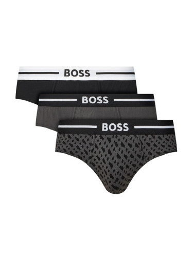 BOSS Комплект 3 чифта слипове 50531706 Сив