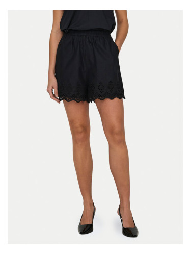 ONLY Шорти от плат Lou 15313167 Черен Loose Fit