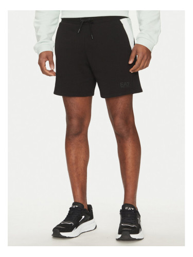 EA7 Emporio Armani Шорти от плат 7M000269 AF12451 UC001 Черен Regular Fit