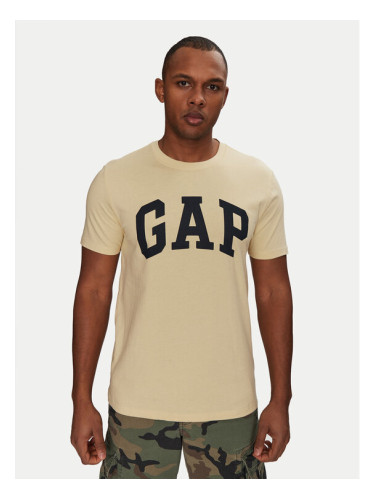 Gap Тишърт 856659-26 Жълт Regular Fit