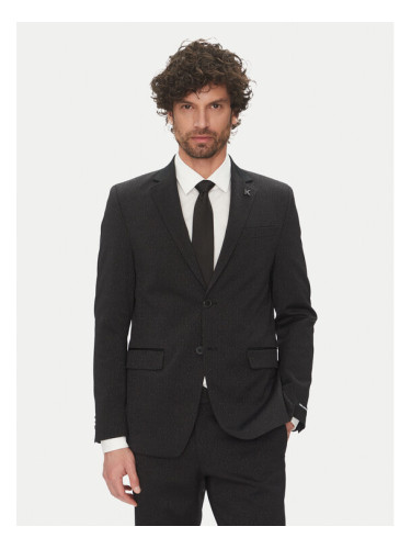 KARL LAGERFELD Сако 155244 552042 Черен Regular Fit