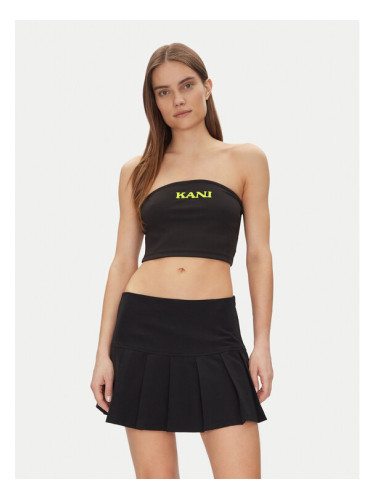 Karl Kani топ Retro Bandeau 61310127 Черен Slim Fit