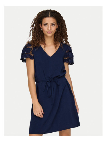 JDY Лятна рокля Hannah 15341302 Тъмносин Regular Fit