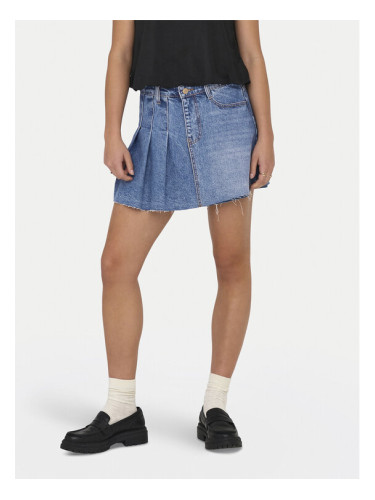 ONLY Дънкова пола Kadie 15345569 Син Regular Fit