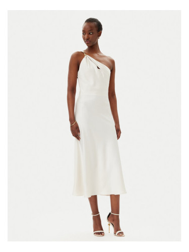 Imperial Коктейлна рокля ADOJJBA Бял Regular Fit