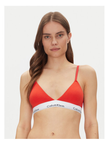 Calvin Klein Underwear Сутиен бралет Lightly Lined Triangle 000QF5650E Червен