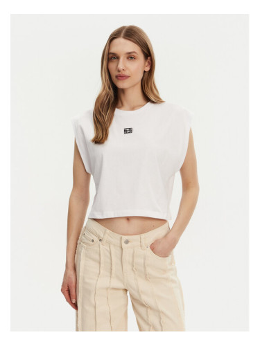 Noisy May Тишърт Speedy 27033493 Бял Regular Fit