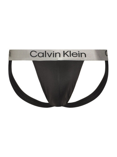 Calvin Klein Underwear Комплект 3 чифта слипове Jock Strap LV00NB4121 Черен