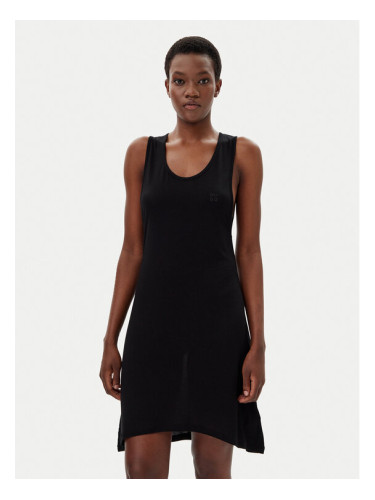 HUGO Лятна рокля Beach 50540333 Черен Relaxed Fit