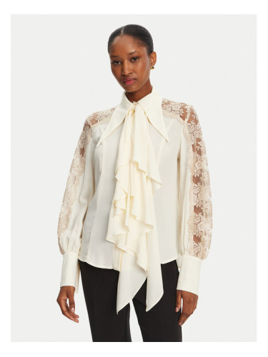 Babylon Риза S00352 Екрю Regular Fit