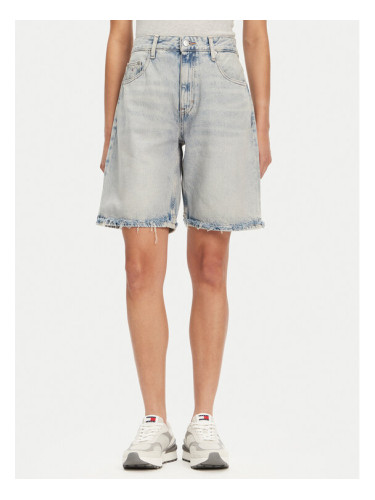 Tommy Jeans Дънкови шорти Mia DW0DW20086 Син Relaxed Fit