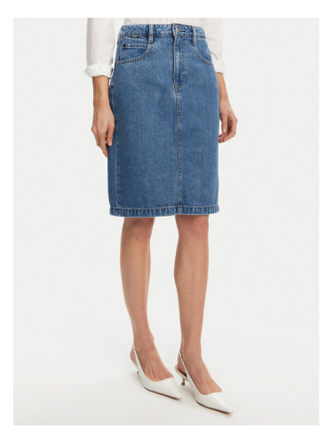 BOSS Дънкова пола Cobaltide 50538596 Син Regular Fit