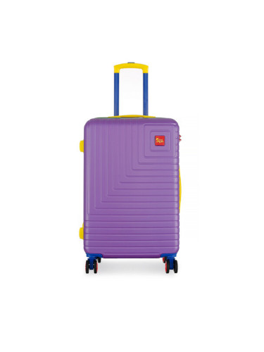 Semi Line Среден куфар T5940-2 Виолетов