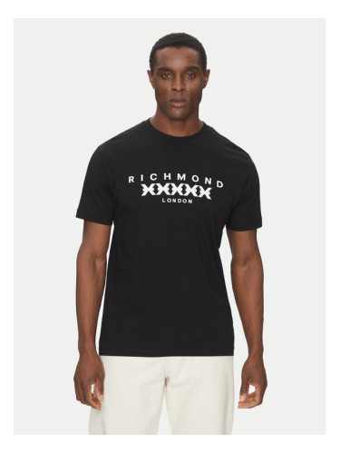 Richmond X Тишърт UMP25004TS Черен Regular Fit