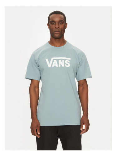 Vans Тишърт Classic VN000GGG Син Regular Fit