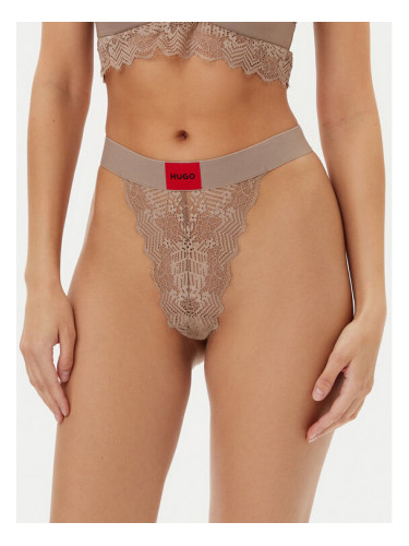 HUGO Класически дамски бикини 50535071 Бежов