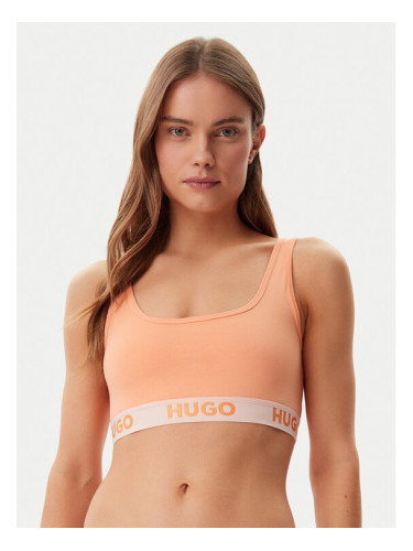 HUGO Сутиен-топ Sporty Logo 50469631 Оранжев