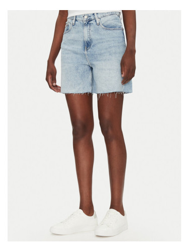 Calvin Klein Jeans Дънкови шорти J20J225155 Син Relaxed Fit