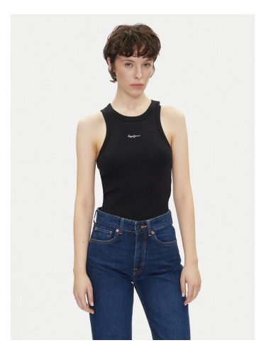 Pepe Jeans топ Marian PL506035 Черен Slim Fit