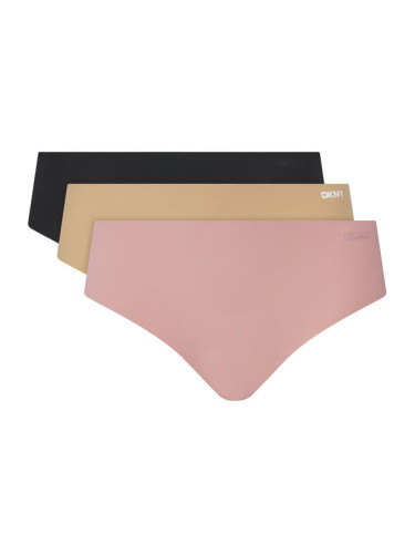 DKNY Комплект 3 чифта класически бикини DK5028BP3 Цветен