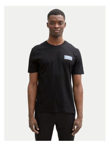 Tom Tailor Denim Тишърт 1043491 Черен Regular Fit