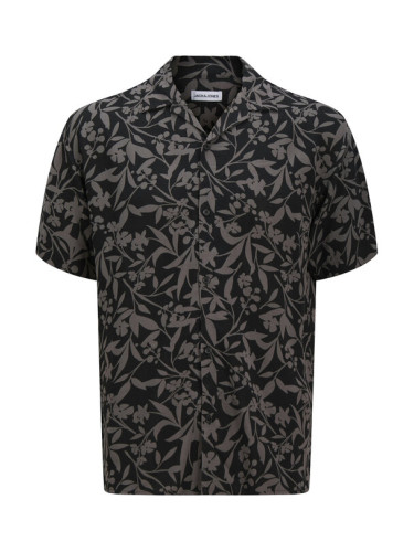 Jack & Jones Риза Jeff 12269001 Сив Relaxed Fit