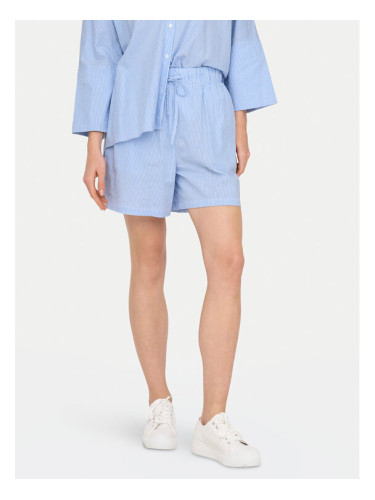 ONLY Шорти от плат Augusta 15347659 Светлосиньо Loose Fit