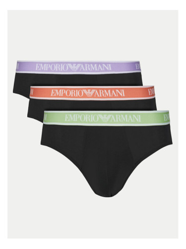 Emporio Armani Underwear Комплект 3 чифта слипове EM000258 AF10779 MC061 Черен